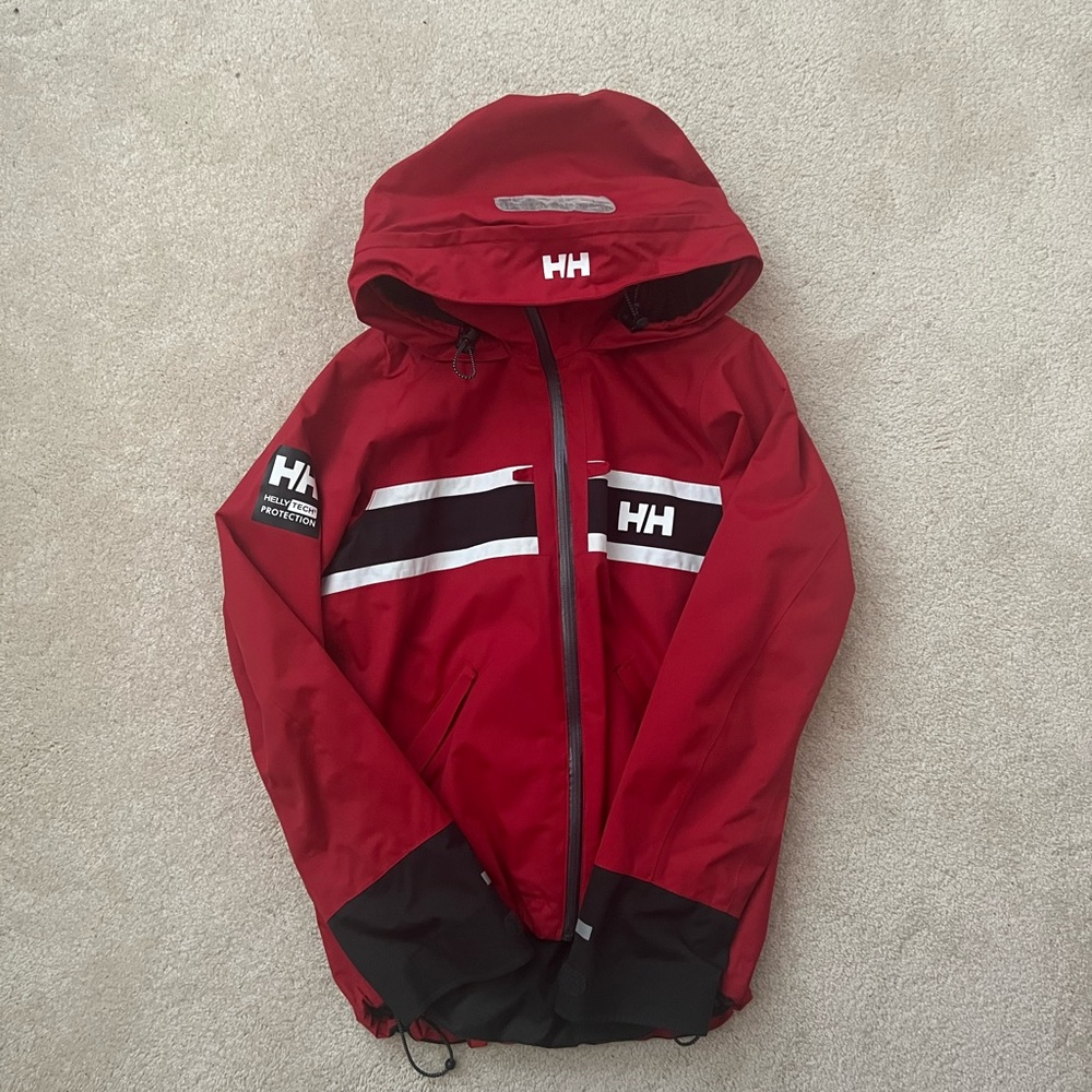 Red Helly Hansen jacket